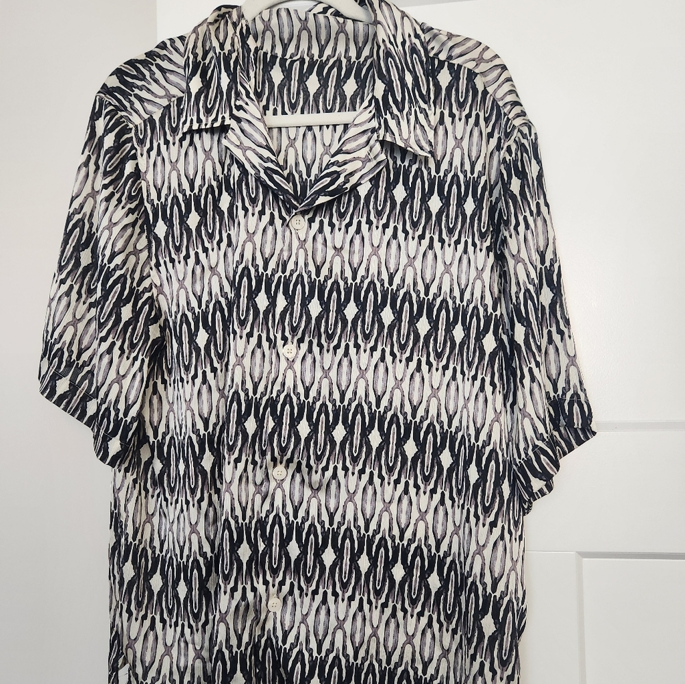 Zara mens short sleeve summer top